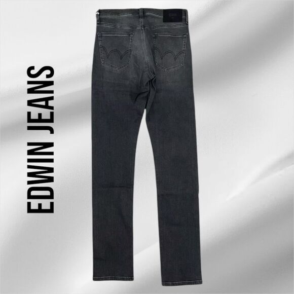 EDWIN Men’s Maddox Slim Fit Jeans in the Size 31X32” in Knight Ryder Gray Color - Picture 8 of 14